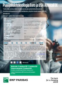 PUOLIJOHDETEKNOLOGIA EURO JA USA AUTOCALL IX